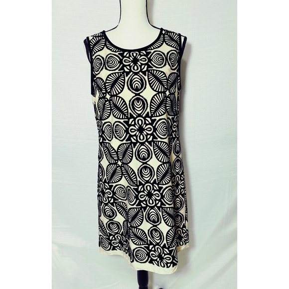 Max Studio Speciality Products ( MSSP) Beige Dress W/ Crushed Velvet Des… - Picture 1 of 8
